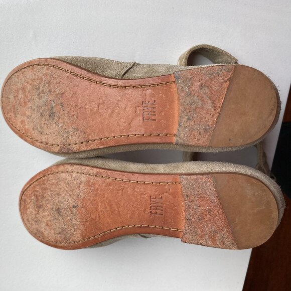 Frye Carson Ankle Strap Flats - Picture 8 of 12
